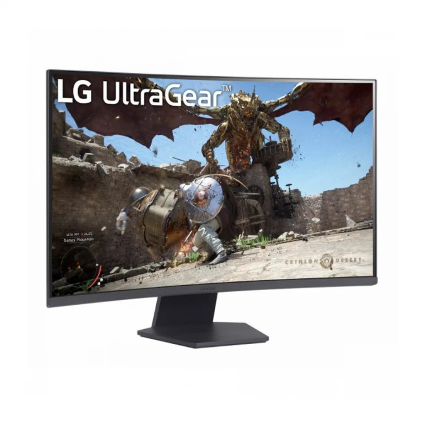 Monitor 31.5" LG 32GS60QX-B VA 2560x1440/180Hz/1ms/2xHDMI/DP/zakrivljeni