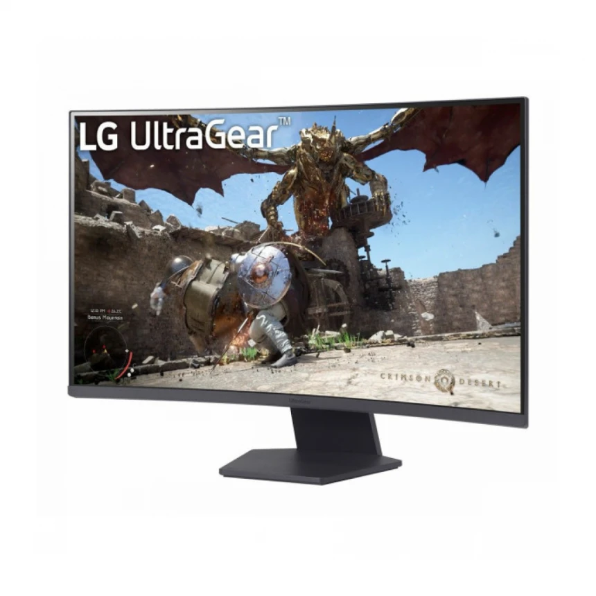 Monitor 31.5" LG 32GS60QX-B VA 2560x1440/180Hz/1ms/2xHDMI/DP/zakrivljeni