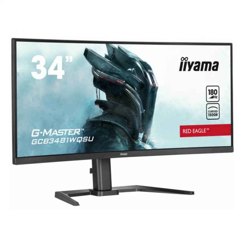 Monitor 34" Iiyama G-master GCB3481WQSU-B1 VA 3440x1440/180Hz/0.3ms/HDMI/DP/USB