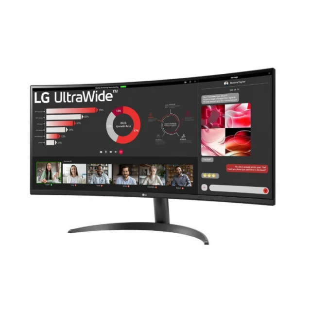 Monitor 34" LG 34WR50QK-B VA 3440x1440/100Hz/5ms/2xHDMI/DP