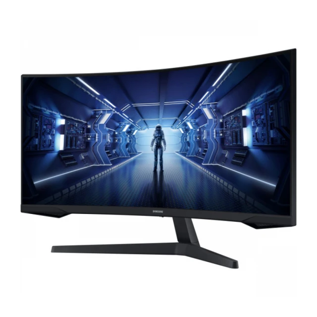 Monitor SAMSUNG LC34G55TWWPXEN 34"/VA,zakrivljen/3440x1440/165Hz/1ms MPRT/DP,HDMI/Freesync/crna