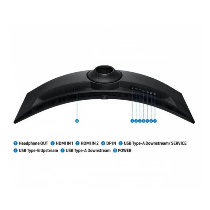 Monitor 49" SAMSUNG LS49FG910EUXEN VA 5120x1440/144Hz/1ms/2xHDMI/DP/USB/zakrivlj