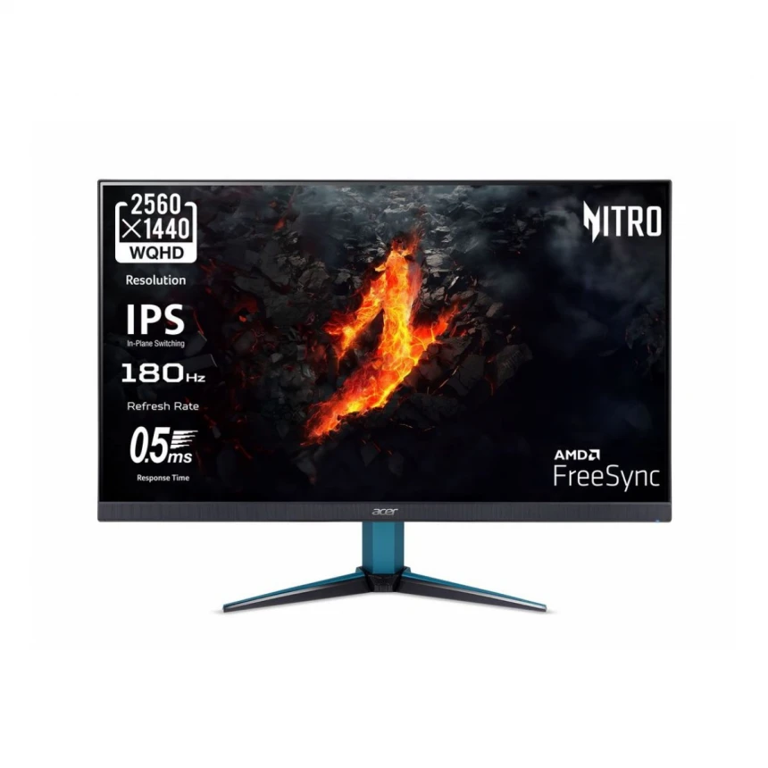 Monitor ACER Nitro VG271UM3bmiipx 27"/IPS/2560x1440/180Hz/1ms VRB/HDMIx2,DP/Freesync/VESA/crna