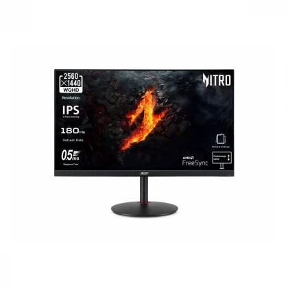 Monitor ACER Nitro XV272UV3BMIIPRX 27"/IPS/2560x1440/180Hz/0.5ms GtG/HDMIx2,DP/freesync/pivot/crna