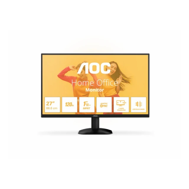 Monitor AOC 27B35HM 27"/VA/1920x1080/100Hz/4ms GtG/VGA,HDMI/adaptive sync/VESA/crna