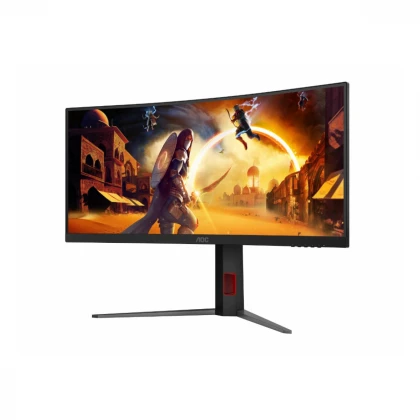 Monitor AOC CU34G4 34"/VA, zakrivljen/3440X1440/180/0,5 ms MPRT/HDMIX2,DP/Adaptive Sync/VESA/crna