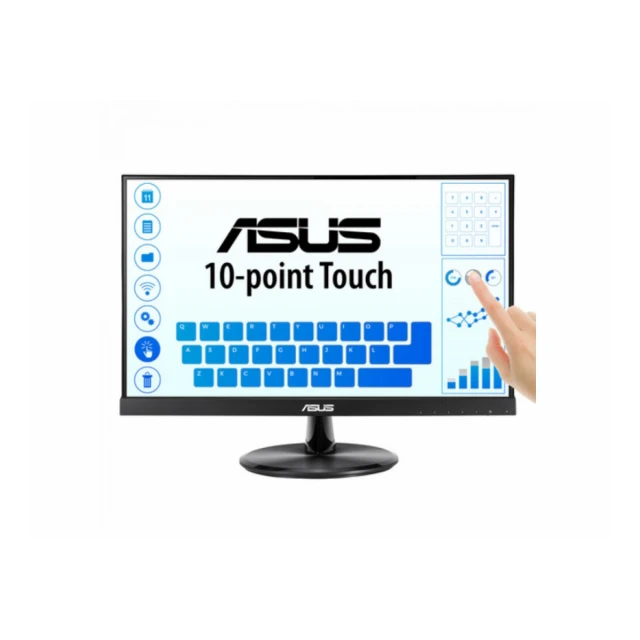 Monitor ASUS VT229H 21.5"/IPS, touch/1920x1080/60Hz/5ms GtG/VGA,HDMI/VESA/zvučnici/crna