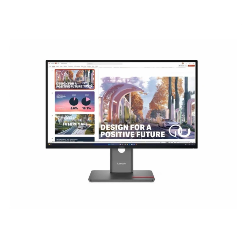 Monitor LENOVO ThinkVision P27QD-40 27"/IPS/2560x1440/120Hz/4ms/USB-B,USB-C 140W,USB-C,4xUSB-A,HDMI,