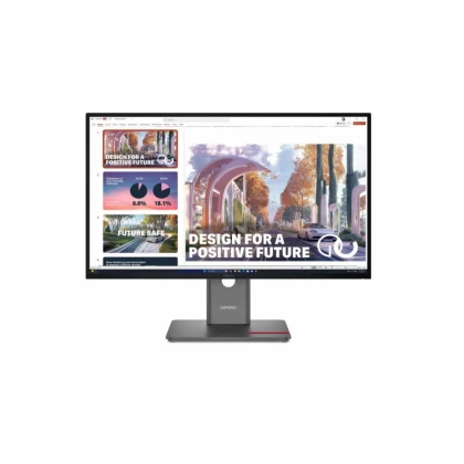 Monitor LENOVO ThinkVision P27QD-40 27"/IPS/2560x1440/120Hz/4ms/USB-B,USB-C 140W,USB-C,4xUSB-A,HDMI,