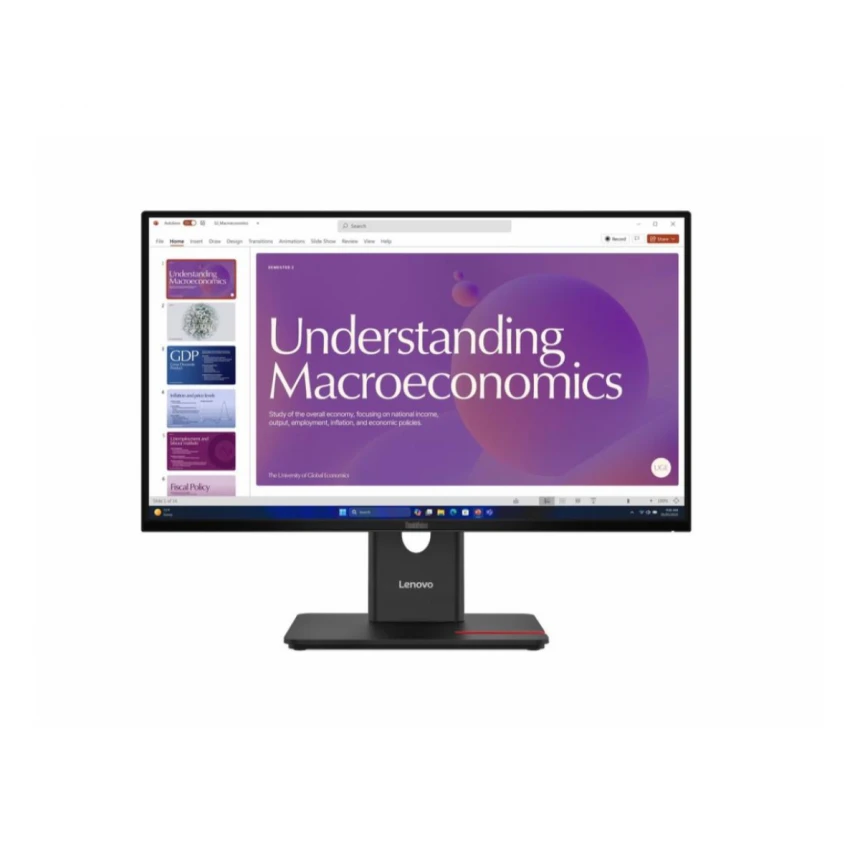 Monitor LENOVO ThinkVision T24D-40 23.8"/IPS/1920x1080/120Hz/4ms/USB-C PD 100W,USB-C PD 15W, 3xUSB-A