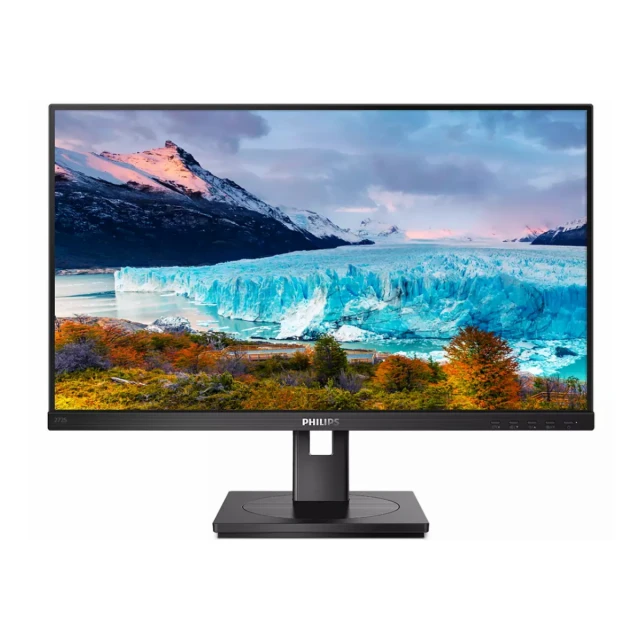 Monitor PHILIPS 272S1AE/00 27"/IPS/1920x1080/75Hz/4ms GtG/VGA,DVI,HDMI,DP/VESA/pivot,visina/zvučnici