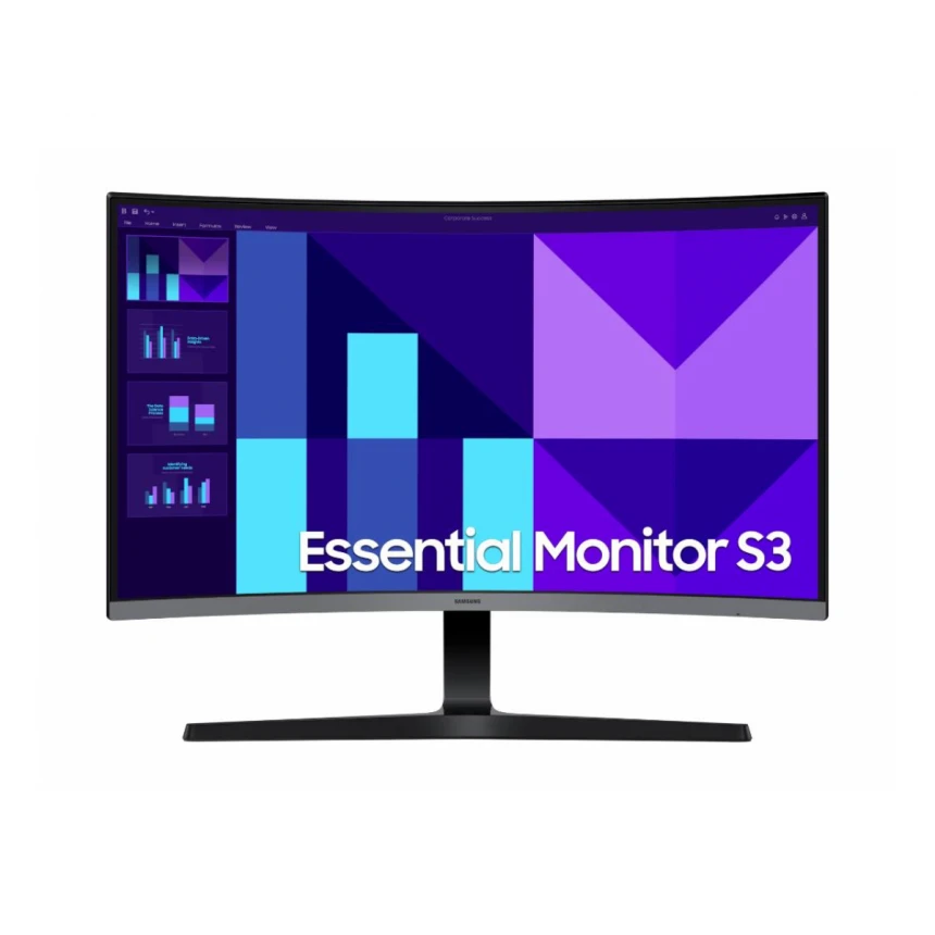 Monitor SAMSUNG LS27D390GAUXEN 27"/VA,zakrivljen/1920x1080/100Hz/4ms GTG/VGA,HDMI/VESA/crna