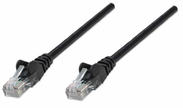 Kabl Intellinet Patch, Cat6, certified, 7.5m, crni