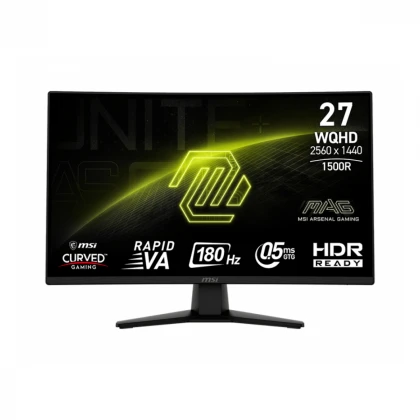 MSI 27 inča MAG 274CQF WQHD 2560x1440 180 Hz zakrivljeni gaming monitor 
