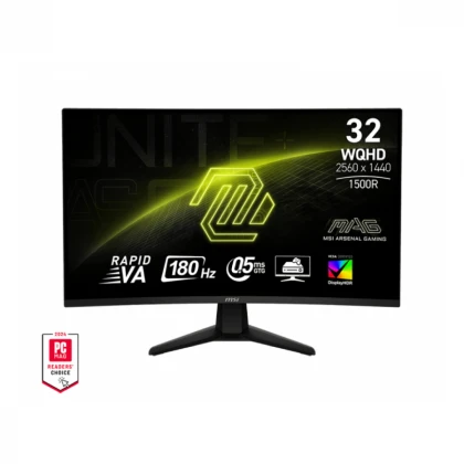 MSI 32 inča 32CQ6F MAG WQHD 2560x1440 Rapid VA 180 Hz zakrivljeni gaming monitor 