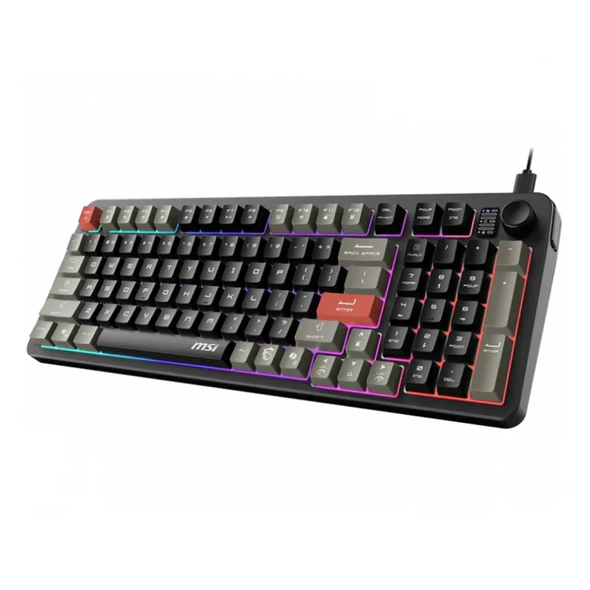 MSI FORGE GK110 US RGB crna tastatura 