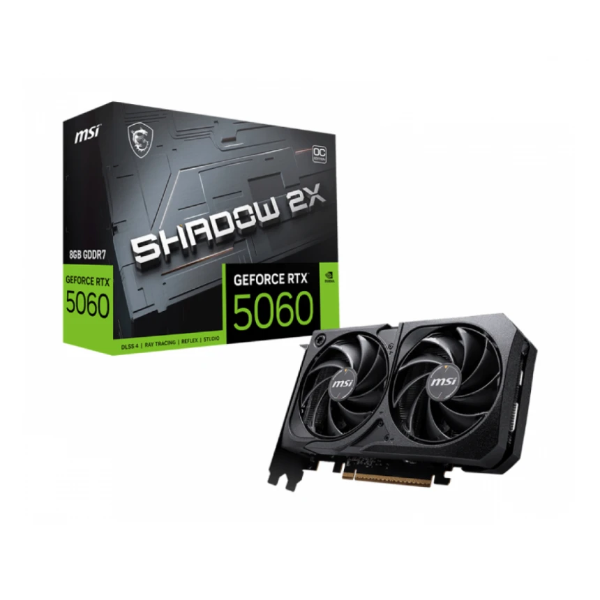 MSI GeForce RTX 5060 SHADOW 8GB 28bit RTX 5060 8G SHADOW 2X OC grafička karta