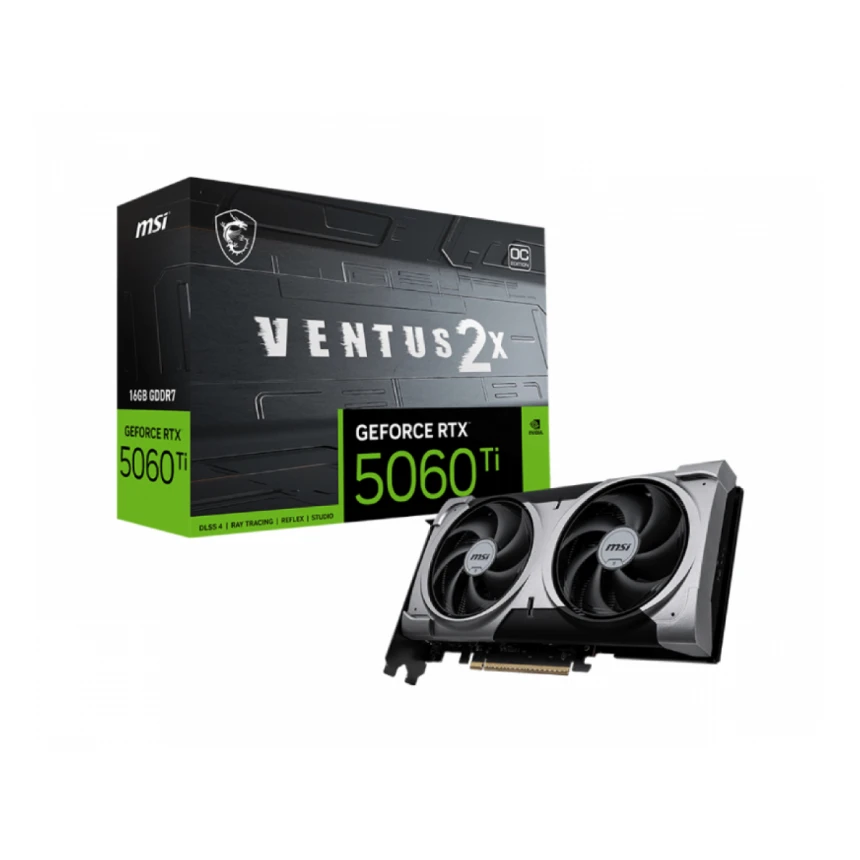 MSI GeForce RTX 5060 Ti 16G 128bit RTX 5060 Ti 16G VENTUS 2X OC PLUS grafička karta