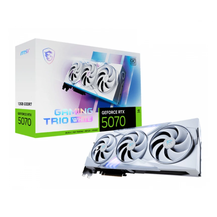 MSI GeForce RTX 5070 12G 192bit RTX 5070 12G GAMING TRIO OC WHITE grafička karta