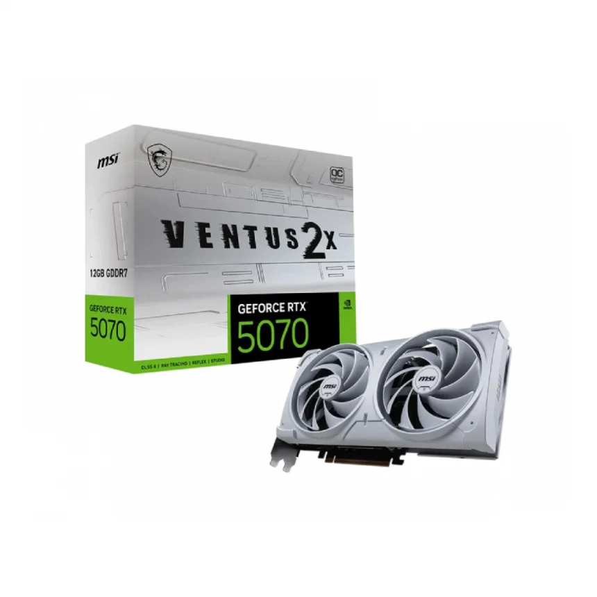 MSI GeForce RTX 5070 12G VENTUS 2X OC WHITE grafička karta