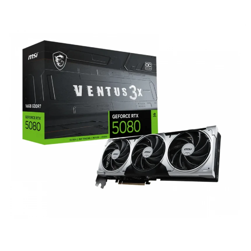 MSI GeForce RTX 5080 16G VENTUS 3X OC PLUS grafička karta