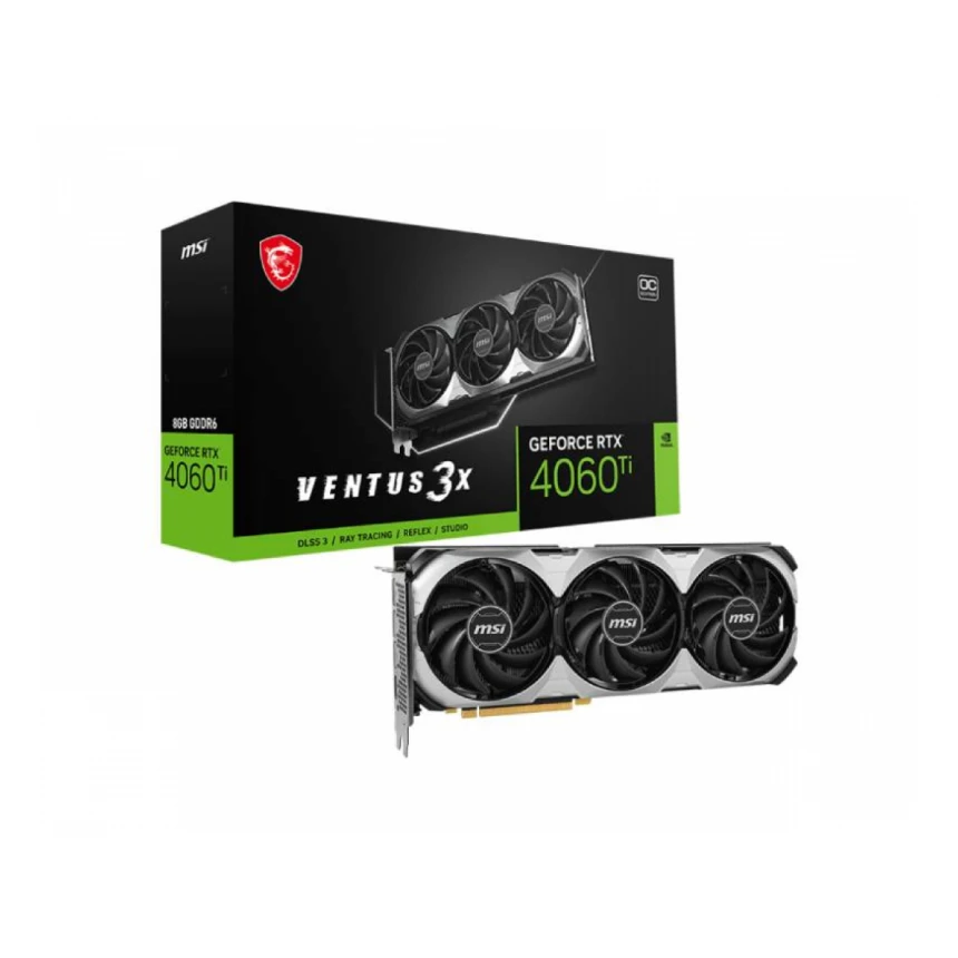 MSI nVidia GeForce RTX 4060 Ti 8GB 128bit RTX 4060 Ti VENTUS 3X 8G OC grafička karta