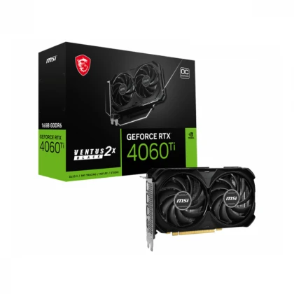 MSI nVidia GeForce RTX 4060 Ti 16GB 128bit RTX 4060 Ti VENTUS 2X BLACK 16G OC grafička karta