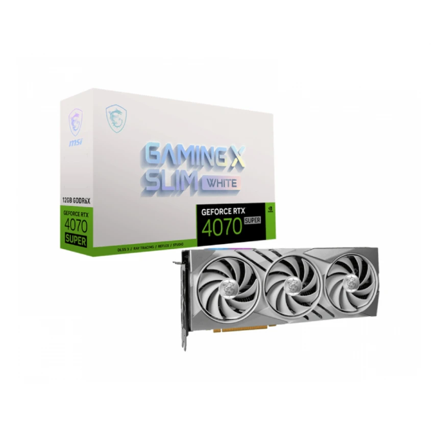 MSI nVidia GeForce RTX 4070 12GB RTX 4070 SUPER 12G GAMING X SLIM WHITE grafička karta