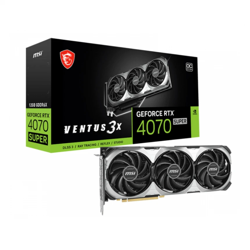 MSI nVidia GeForce RTX 4070 12GB RTX 4070 SUPER 12G VENTUS 3X OC grafička karta