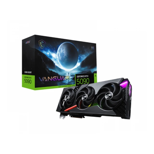 MSI nVidia GeForce RTX 5090 VANGUARD 32G 512 bit GeForce RTX 5090 32G VANGUARD SOC grafička karta
