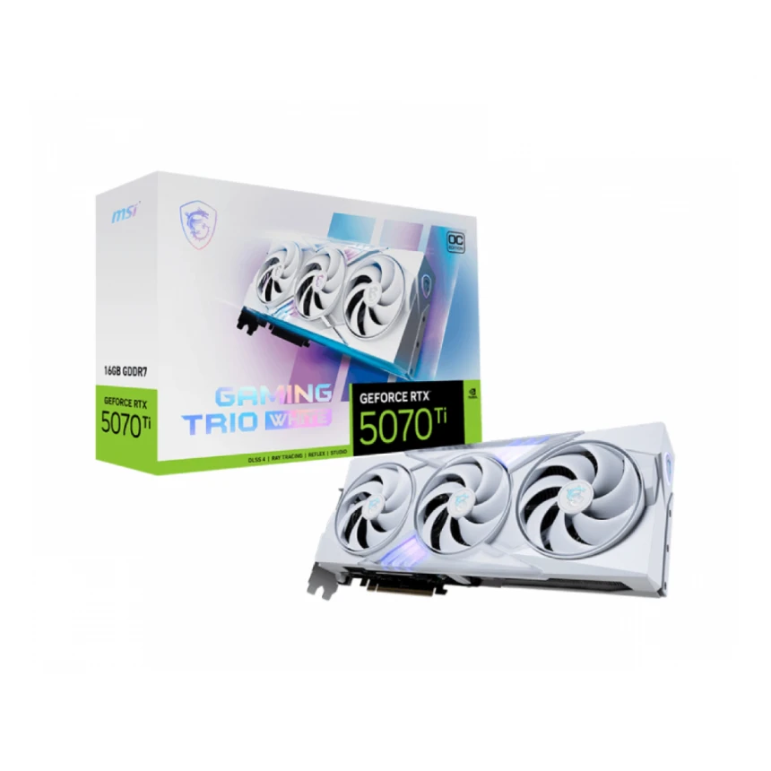 MSI nvidia RTX 5070 Ti 16G 256bit GeForce  RTX 5070 Ti 16G GAMING TRIO OC WHITE grafička karta
