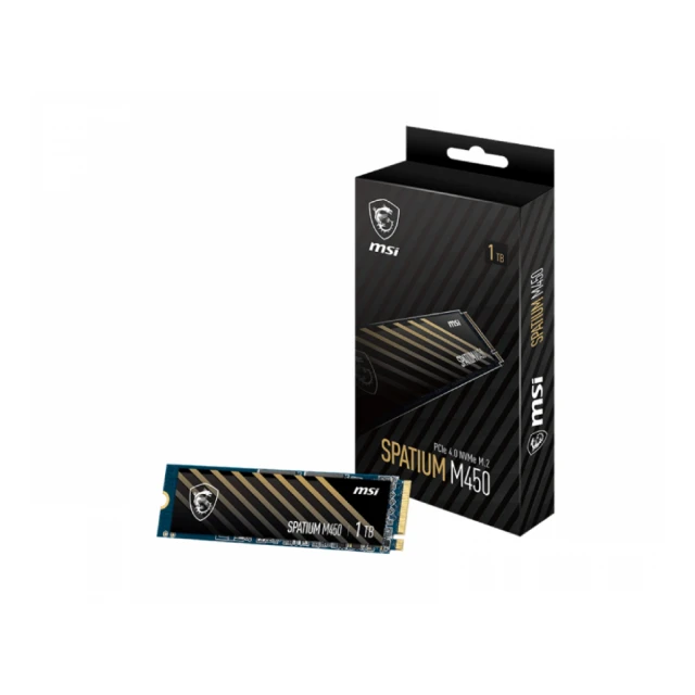 MSI SPATIUM M450 1TB PCIe 4.0 NVMe M.2 SSD 