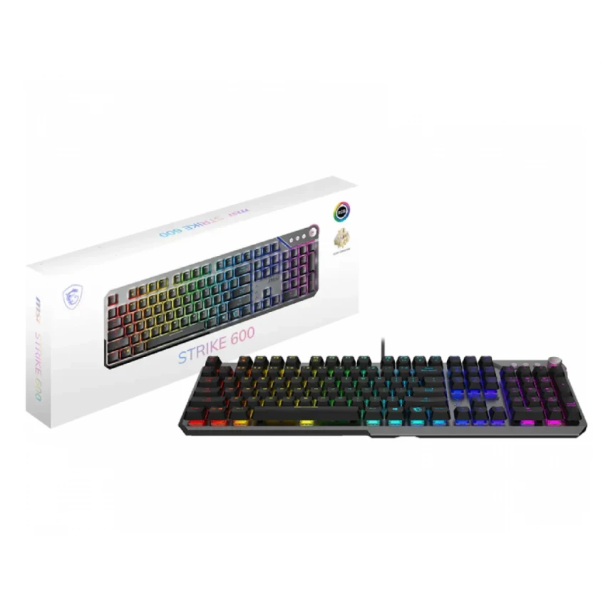 MSI STRIKE 600 SILENT US crna tastatura 