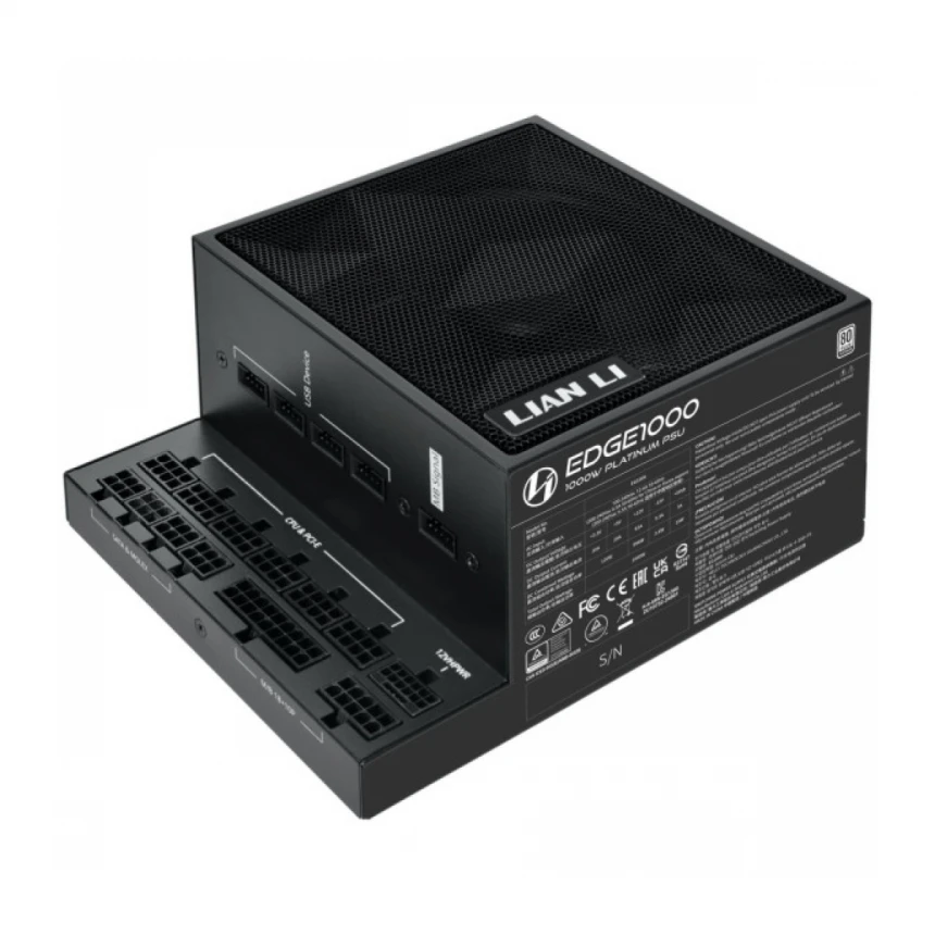 Napajanje 1000W Lian Li EDGE EG1000 80 PLUS Platinum, EG1000 Black