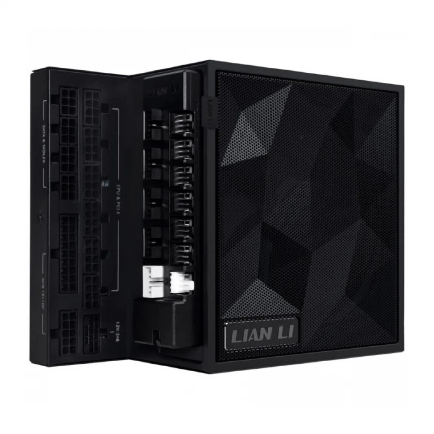 Napajanje 1200W Lian Li EDGE 80PLUS Gold PCIe 5.1, ATX 3,1 USB HUB, Crno