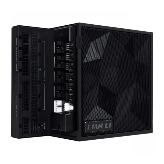 Napajanje 1200W Lian Li EDGE 80PLUS Gold PCIe 5.1, ATX 3,1 USB HUB, Crno