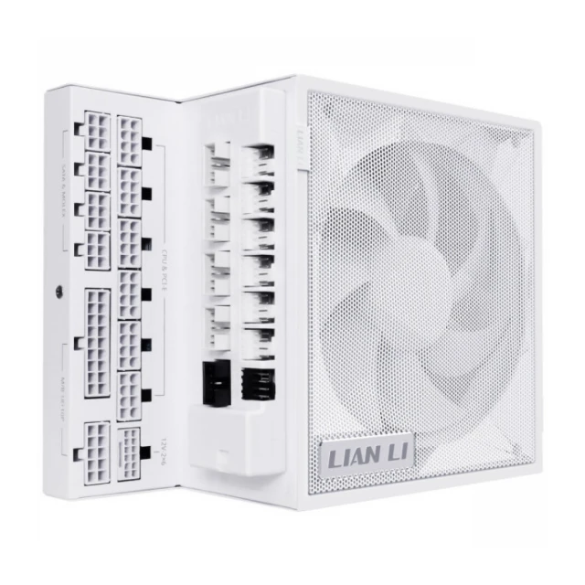 Napajanje 1200W Lian Li EDGE 80PLUS Gold PCIe 5.1, ATX 3,1 USB HUB, Belo