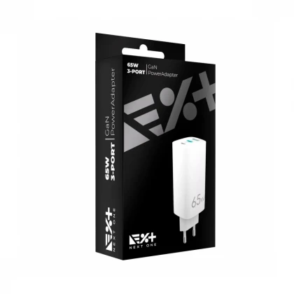 Next One 65W 3-Port GaN Power Adapter