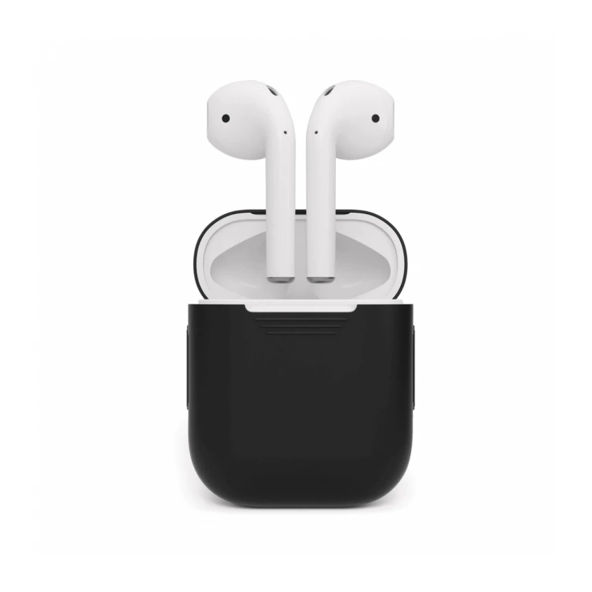 NEXT ONE AIRPODS BLACK SILICON CASE