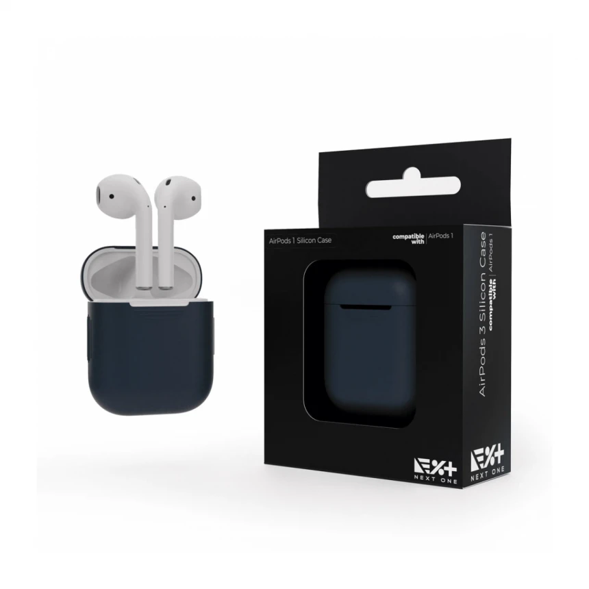 NEXT ONE AIRPODS BLUE SILICON CASE