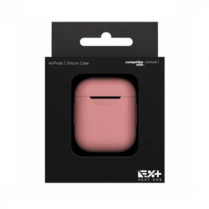 NEXT ONE AIRPODS PINK SILICON CASE
