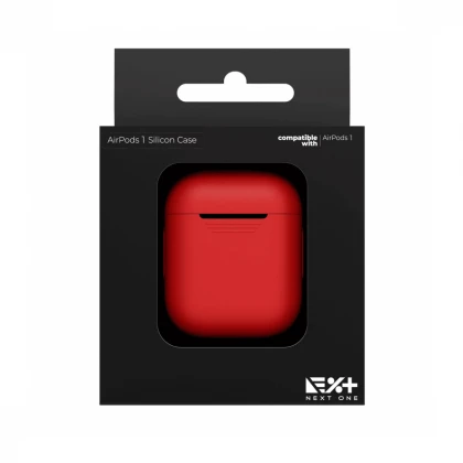 NEXT ONE AIRPODS RED SILICON CASE