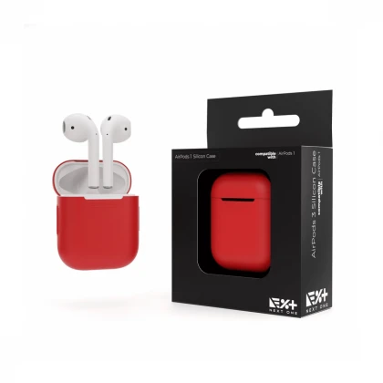 NEXT ONE AIRPODS RED SILICON CASE