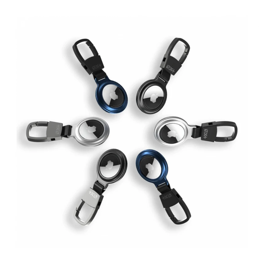 Next One AirTag Magnetic Aluminium Key Carabiner | Black