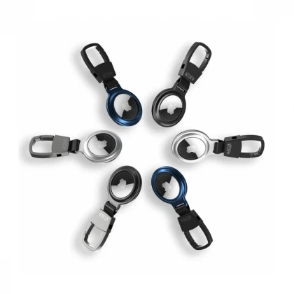 Next One AirTag Magnetic Aluminium Key Carabiner | Black