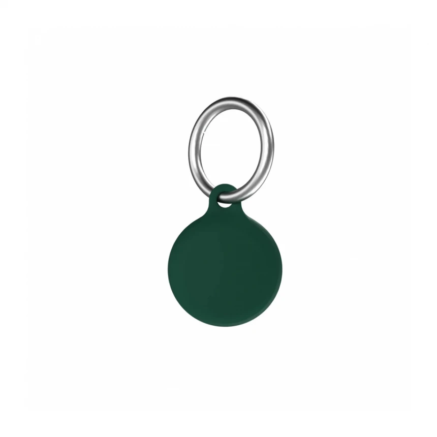 Next One AirTag Secure Silicone Key Clip | Leaf Green