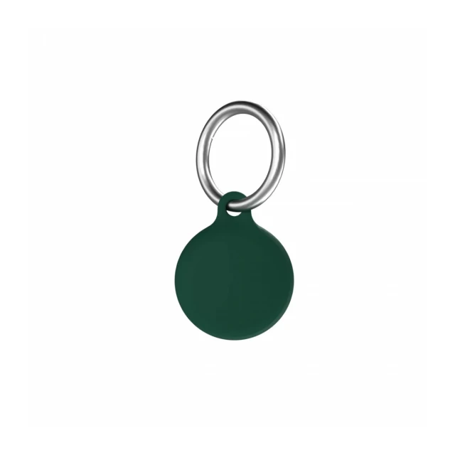 Next One AirTag Secure Silicone Key Clip | Leaf Green