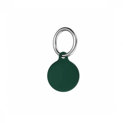 Next One AirTag Secure Silicone Key Clip | Leaf Green