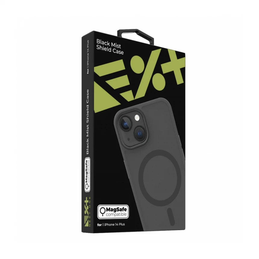 NEXT ONE BLACK MIST SHIELD CASE FOR IPHONE 14 PLUS |MAGSAFE COMPATIBLE