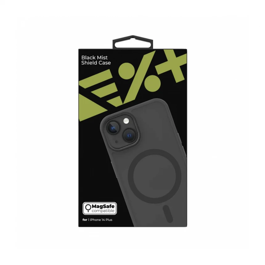 NEXT ONE BLACK MIST SHIELD CASE FOR IPHONE 14 PLUS |MAGSAFE COMPATIBLE